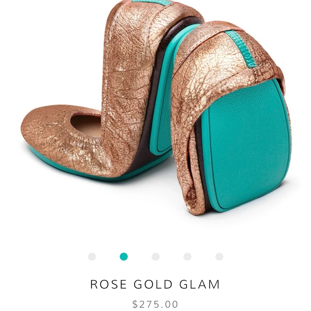 Tieks by Gavrieli in Rose Gold Glam - Size Women's 5